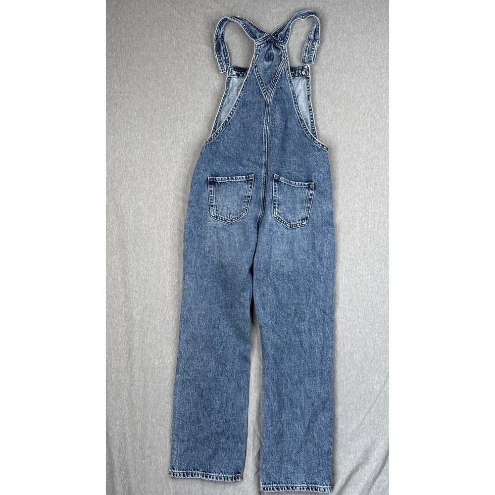 Vintage Gap Kids Denim Overalls Blue Size Large (10) Unisex Minima Distress